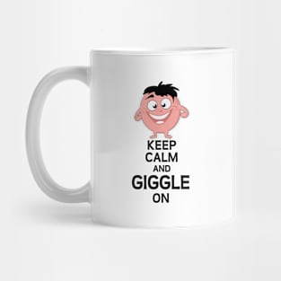 Keep calm and giggle on Mug